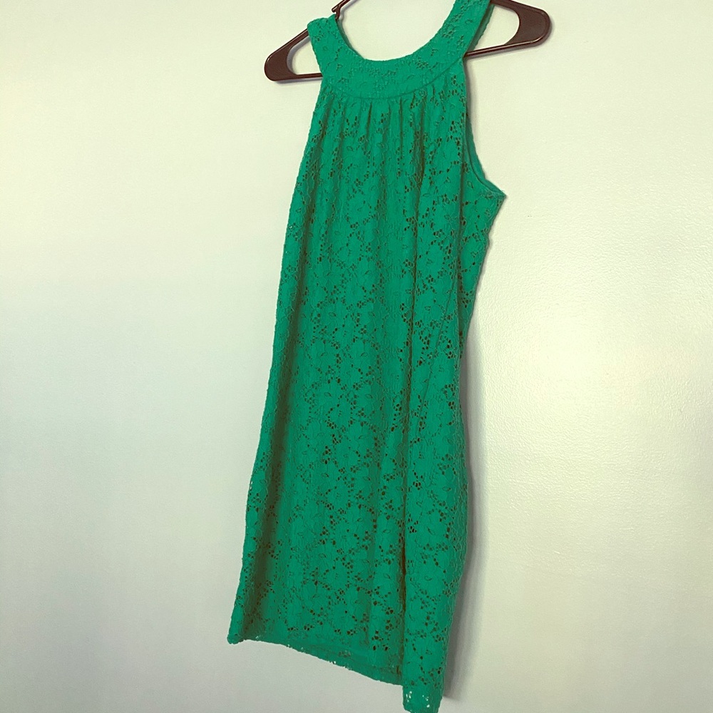 Green Crochet Sundress